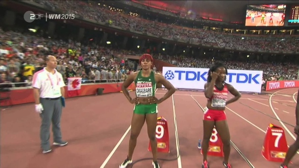 Shelly Ann FRASER PRYCE wins 100m Final Beijing World Championships