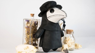 Making a Leather Plague Doctor Doll