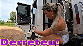 Deu problema na parte elétrica, não acende mais nada na carreta!