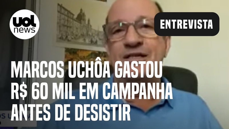 Marcos Uchôa diz que perdeu R 60 mil em gastos com campanha antes de desistir: Aceito o