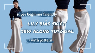 Make The Perfect Lily Bias Maxi Skirt SEWING TUTORIAL
