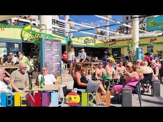 Benidorm’s BRIGHT, BREEZY Beachfront!☀️🌴🌊STILL 20 DEGREES! Let’s Have A Look! 👀🏖️👙😎🇪🇦🩳  #benidorm