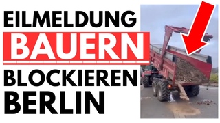 💥EILMELDUNG: BAUERN PROTESTE LEGEN BERLIN LAHM - Özdemir kocht vor Wut💥