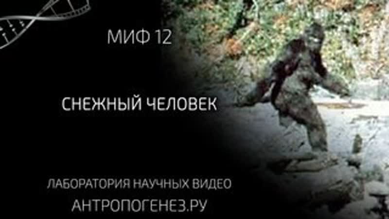 Снежный Человек. Мифы об эволюции