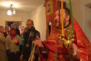 Пасхальная служба в Казанском женском монастыре Калуги