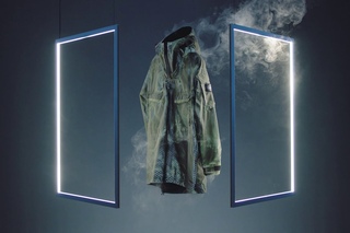 Stone Island Prototype Research _ Series 01 _ Lasering on Liquid Reflective Base