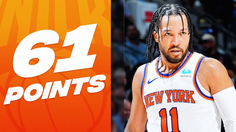 Jalen Brunson ERUPTS For New CAREER HIGH 61 PTS , March 29,