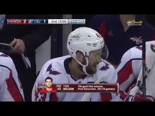 Alex Ovechkin sets up Wilson's nifty five hole tally (2018)