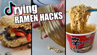 Trying TikTok’s MOST Viral Ramen Noodle Hacks // Part 1