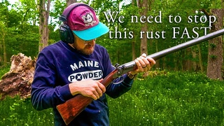 Cleaning an ANTIQUE SHOTGUN After Turkey Hunting In the Rain | Muzzleloader Turkey Hunt