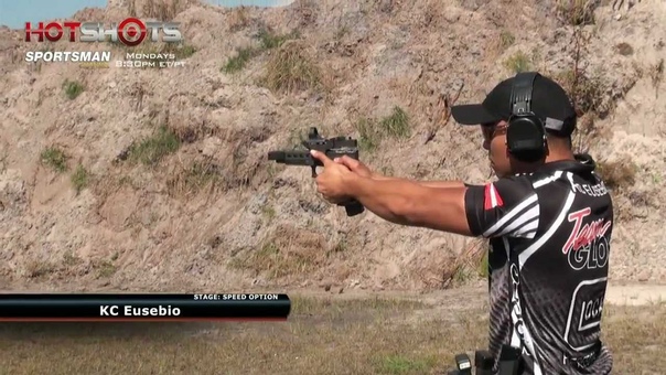 Speed Shooter Showdown Max Michel vs. KC Eusebio Clip from Hot Shots TV