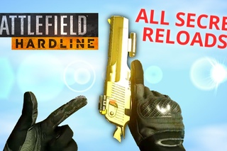 ALL RARE SECRET RELOAD ANIMATIONS! Battlefield Hardline Easter Eggs