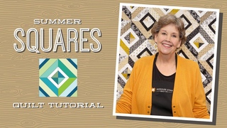 Make a “Summer Squares“ Quilt with Jenny Doan of Missouri Star (video tutorial)