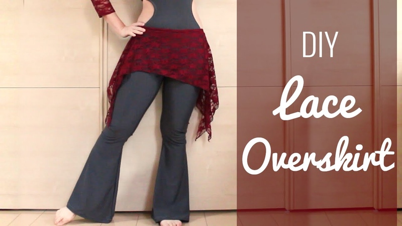 DIY Lace Overskirt for Belly Dance Lessons and