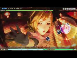 Hatsune Miku: Project DIVA Future Tone - Break It, Break It! (gameplay. Easy)