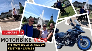 V-Strom 650 XT napad na dvorac Keszthely