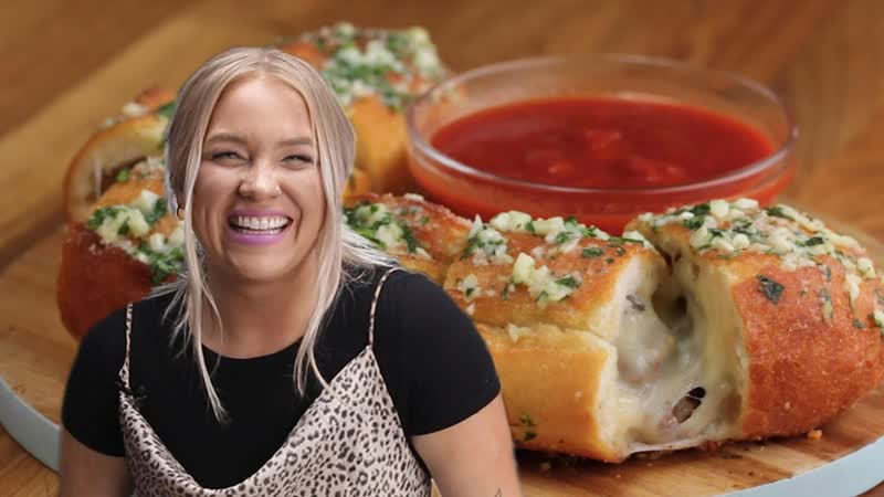How To Make Alixs Meatball Stuffed Garlic Bread
