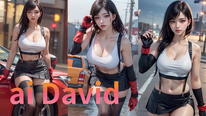 AI, ai art, lookbook, Tifa