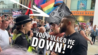Street Preacher gets Stopped at PRIDE!  BUT is this Two Tier Policing!