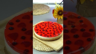 Чизкейк без выпечки! Рецепт в комментариях и в описании  #чизкейк #чизкейкбезвыпечки