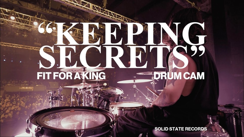 Fit For A King Keeping Secrets ( LIVE DRUM CAM