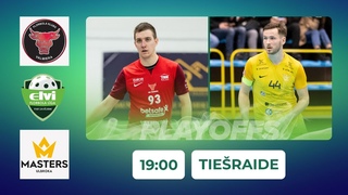 🔴 ELVI florbola līga: FBK Valmiera/Betsafe - FS Masters/Ulbroka (1/2 F, 3. spēle)