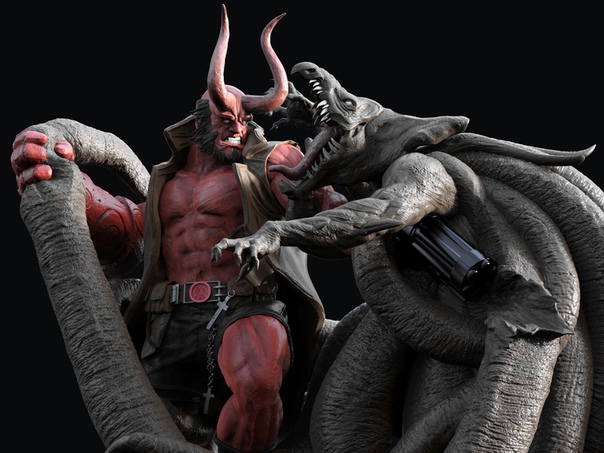 Hellboy by #mars