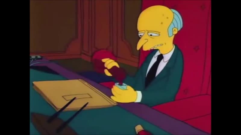 Homer Convinces Mr. Burns To Run For Governor The