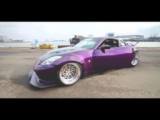 Супер мега лучший тюнинг Nissan 350Z Widebody Nick's Bagged