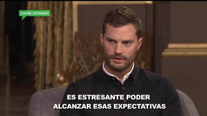 Dakota Johnson y Jamie Dornan en entrevista con La Choco