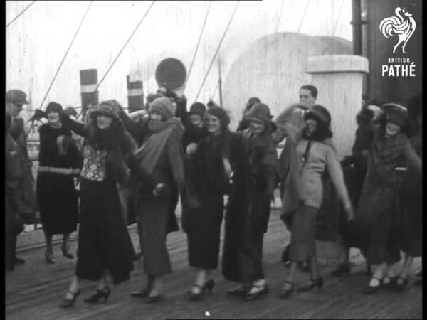 British Beauties Leave On aquitania