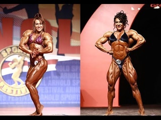 Female Bodybuilder Alina Popa aLL Posing