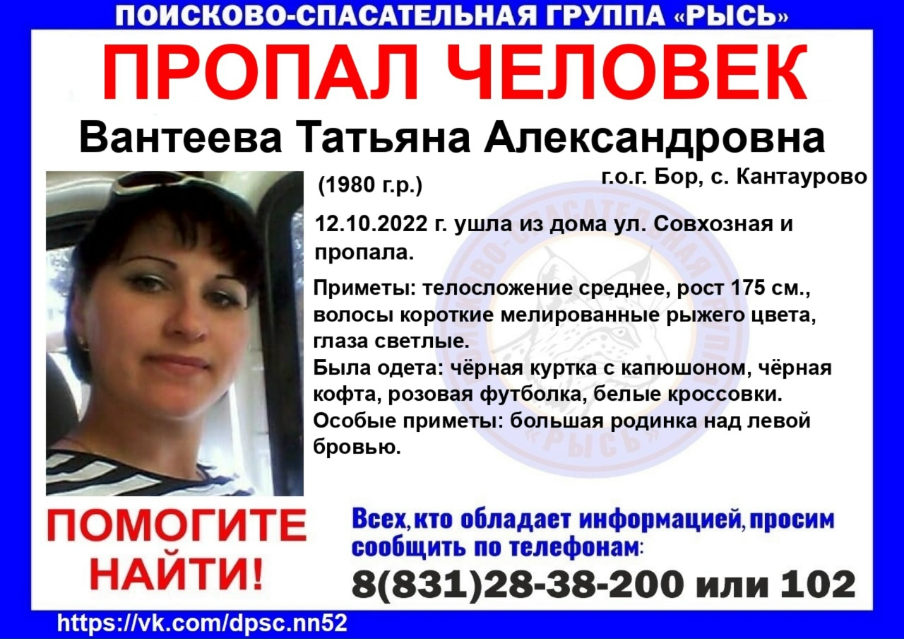 Следователем СО по городу Бор СУ СК России по Нижегородской области расследуется уголовное дело по факту безвестного исчезновения жительницы Борского района.