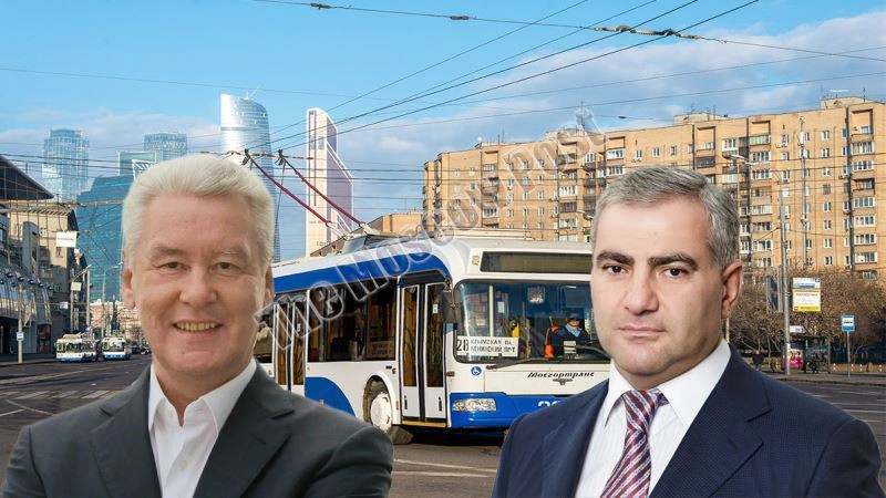 "Последний троллейбус" Карапетяна ведет к Собянину Это картинка