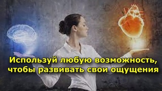 Используй любую возможность, чтобы развивать свои ощущения