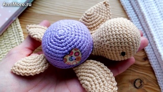 Амигуруми: схема Черепашка Пуговка. Игрушки вязаные крючком - Free crochet patterns.