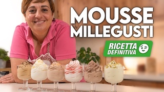 MOUSSE MILLE GUSTI Ricetta Definitiva  - Mousse al Caff, Cioccolato, Pistacchio, Nocciola ecc