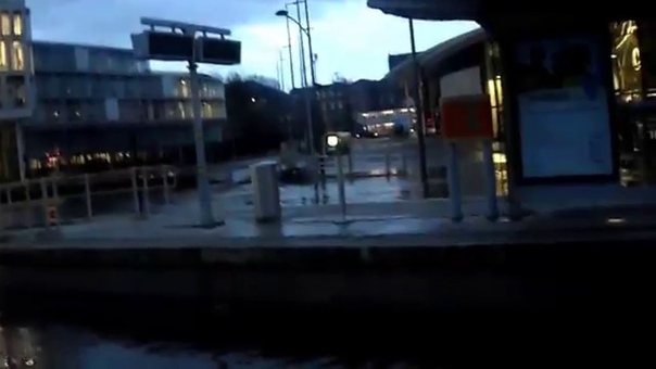 Rochdale library, number one riverside flooded (2015 boxing