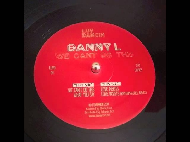 Danny L What You Say