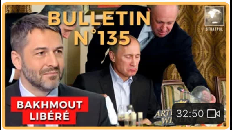 Stratpol Bulletin N 135: Liquidation du chaudron de Bakhmout, ukroterrorisme, Michoustine à