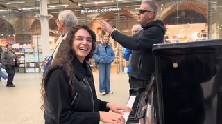 Beautiful Iranian Girl Discovers The Joy Of Piano